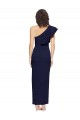 Stretch Crepe Sheath Sheath Sleeveless Dark Navy Formal Evening Gown / Prom Dress / Bridesmaid Dress Sheffield