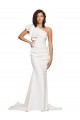Stretch Crepe Sheath Sheath Sleeveless Ivory Semi Formal Evening Dress / Prom Dress / Bridesmaid Dress Sheffield