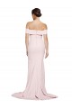 Stretch Crepe Sheath Sweep Train Sleeveless Low Back Formal Evening Gown / Prom Dress / Bridesmaid Dress Sheffield