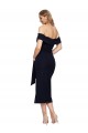 Stretch Crepe Sheath Midi Length Sleeveless Low Back Formal Evening Gown / Prom Dress / Bridesmaid Dress Sheffield