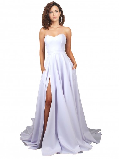 Stretch Crepe A-Line Long Sleeveless Beach Wedding Dress Sheffield