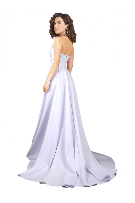 Stretch Crepe A-Line Long Sleeveless Beach Wedding Dress Sheffield