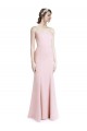 Stretch Crepe Mermaid, Sheath Long Sleeveless Criss Cross Open Back Prom Dress / Bridesmaid Dress Sheffield