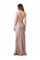 Stretch Satin Sheath Long Sleeveless Open Back Formal Evening Gown / Prom Dress / Bridesmaid Dress Sheffield
