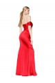 Stretch Satin Mermaid Long Sleeveless High Slit Prom Dresses Sheffield