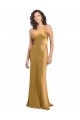 Stretch Satin A-Line Long Sleeveless Formal Evening Gown / Prom Dress / Bridesmaid Dress Sheffield
