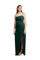 Stretch Satin Column Long Sleeveless Low Back Formal Evening Gown / Prom Dress / Bridesmaid Dress Sheffield