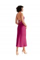 Stretch Satin A-Line Midi Length Sleeveless Low Back Formal Evening Gown / Prom Dress / Bridesmaid Dress Sheffield