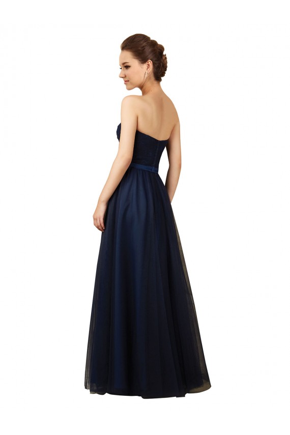 Tulle Long Sleeveless Bridesmaid Gown Sheffield