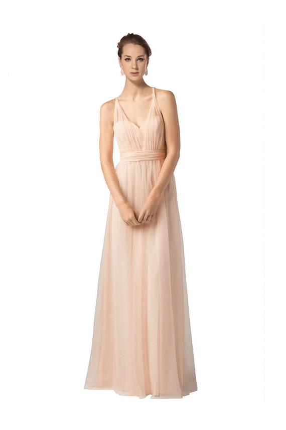 Tulle Long Sleeveless Bridesmaid Dress / Evening Dress Sheffield