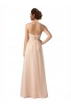 Tulle A-Line Long Sleeveless Bridesmaid Evening Gowns Sheffield