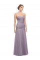 Tulle Mermaid Long Sleeveless Heather Bridesmaid Dresses Sheffield