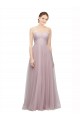 Tulle & Lace A-Line Long Sleeveless Bridesmaid Dress / Evening Dress Sheffield