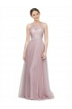 Tulle & Lace A-Line Long Sleeveless Bridesmaid Dress Sheffield