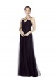Soft Tulle A-Line Long Sleeveless Bridesmaid Gown Sheffield