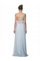 Tulle A-Line Long Sleeveless Mist Bridesmaid Dress Sheffield