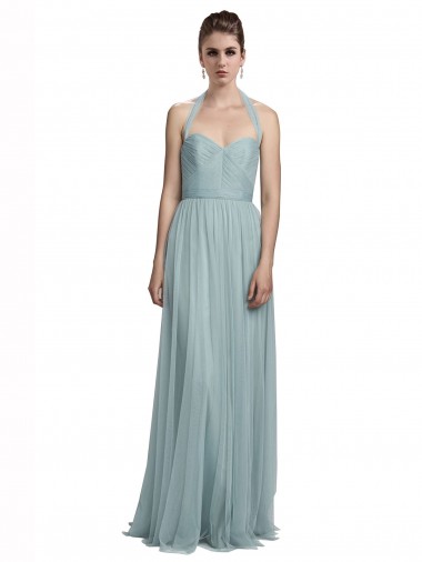 Tulle A-Line Long Sleeveless Bridal Party Dress / Evening Dress Sheffield