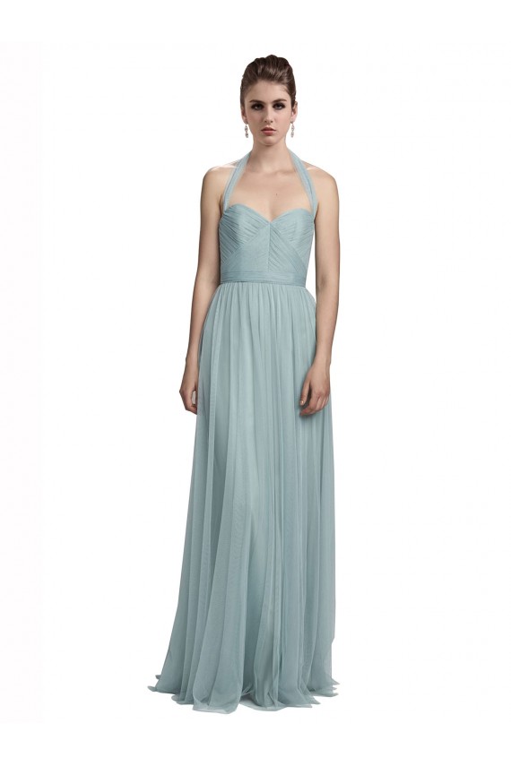 Tulle A-Line Long Sleeveless Bridal Party Dress / Evening Dress Sheffield