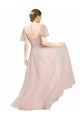 Tulle A-Line Long Flutter Sleeves Formal Dress / Bridesmaid Dress Sheffield