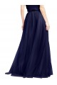 Tulle A-Line Sleeveless Navy Blue Semi Formal Evening Dress / Bridesmaid Dress Sheffield