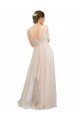 Tulle A-Line Long Sleeveless Open Back Semi Formal Evening Dress / Bridesmaid Dress Sheffield