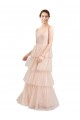 Tulle A-Line Long Sleeveless Semi Formal Evening Dress / Bridesmaid Dress Sheffield