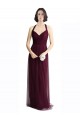 Tulle A-Line Long Sleeveless Open Back Bridesmaid Dress / Evening Dress Sheffield