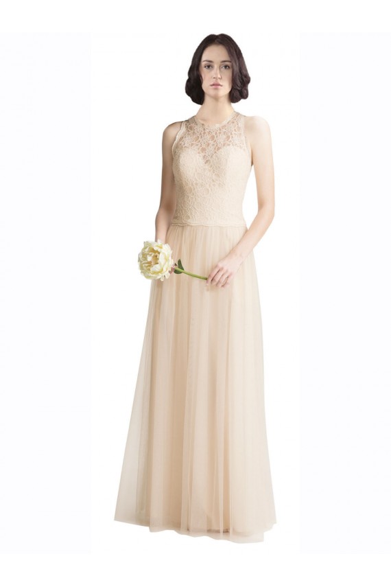 Tulle & Lace A-Line Sleeveless Ivory Bridesmaid Dress Sheffield