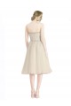 Tulle A-Line Cocktail Length Sleeveless Bridesmaid Dress Sheffield