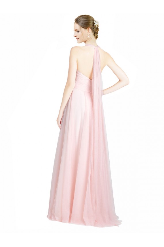 Tulle A-Line Sleeveless Mint Green Bridesmaid Dress Sheffield