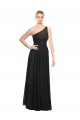 Tulle A-Line Long Sleeveless Black Bridesmaid Dresses Sheffield