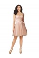 Tulle & Lace A-Line Knee Length Cap Sleeves Keyhole Back Bridesmaid Dress Sheffield