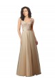 Tulle & Lace A-Line Long Sleeveless V-Back Bridesmaid Dress Sheffield