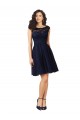 Tulle & Lace A-Line Knee Length Sleeveless V-Back Bridesmaid Dress Sheffield