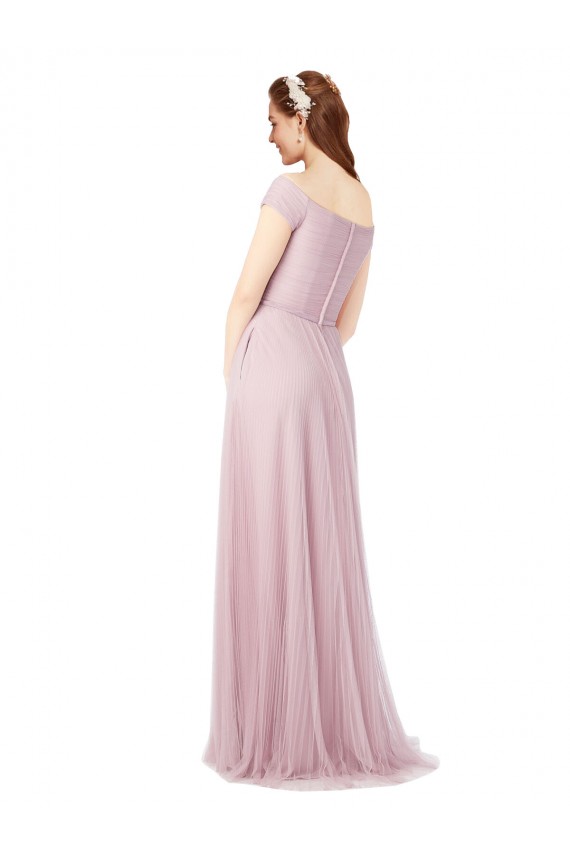 Tulle A-Line Long Sleeveless Bridesmaid Dress / Evening Dress Sheffield