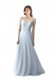 Soft Tulle A-Line Long Sleeveless Bridesmaid Dress Sheffield