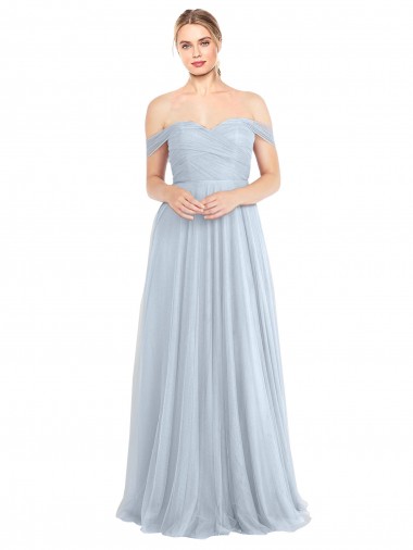Tulle A-Line Long Sleeveless Evening Dress / Bridesmaid Dress Sheffield