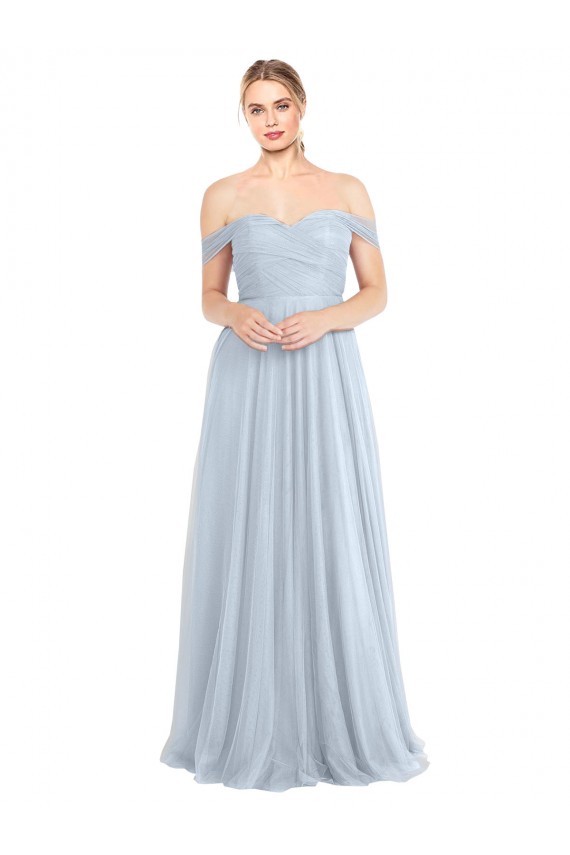 Tulle A-Line Long Sleeveless Evening Dress / Bridesmaid Dress Sheffield