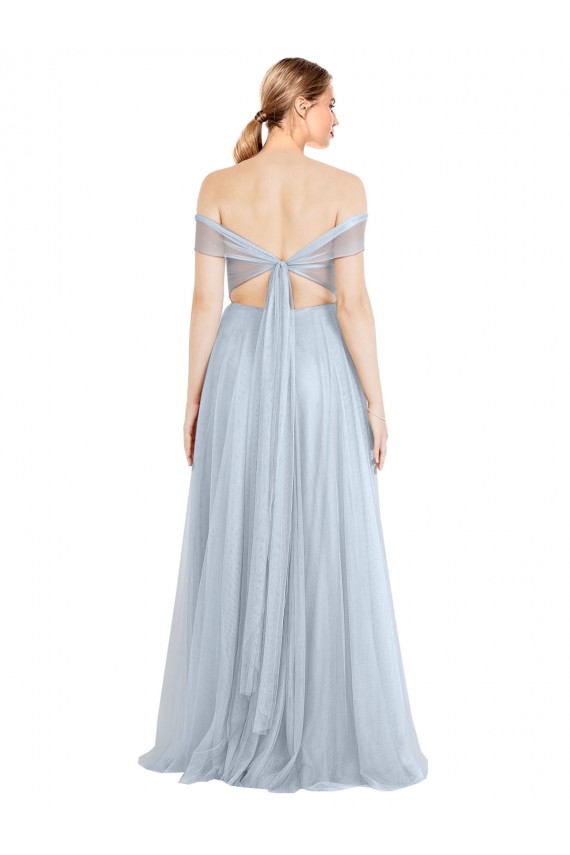 Tulle A-Line Long Sleeveless Evening Dress / Bridesmaid Dress Sheffield
