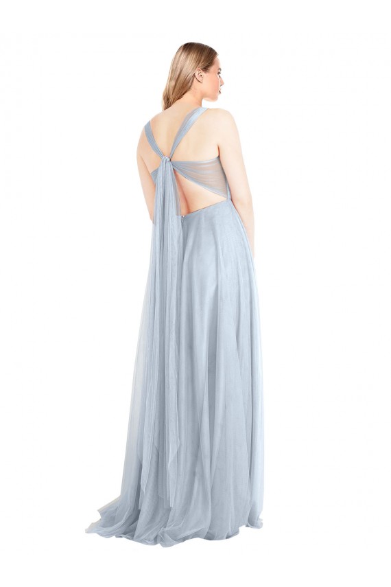Tulle A-Line Long Sleeveless Evening Gown / Bridesmaid Dress Sheffield