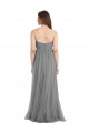 Tulle A-Line Long Sleeveless Bridesmaid Gown Sheffield