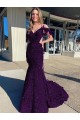 Velvet Sequin Sheath Court Train Sleeveless Long Prom Dress / Evening Dress Sheffield