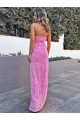 Velvet Sequin Long Sleeveless Prom Dress Sheffield