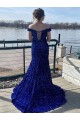 Velvet Sequin Sweep Train Sleeveless Prom Dress Sheffield