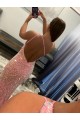 Velvet Sequin Sweep Train Sleeveless Prom Dress / Evening Dress Sheffield