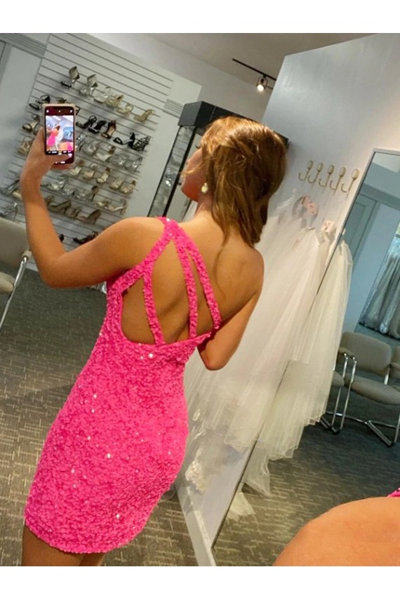 Velvet Sequin Short Sleeveless Velvet Sequin Homecoming Dress Sheffield