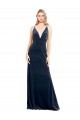 Stretch Velvet A-Line Long Sleeveless V-Back Prom Dress / Bridesmaid Dress Sheffield