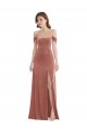 Stretch Velvet A-Line Long Sleeveless Cinnamon Rose Prom Dresses Sheffield