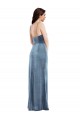 Stretch Velvet Trumpet Long Sleeveless Low Back Formal Evening Gown / Prom Dress / Bridesmaid Dress Sheffield