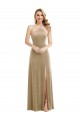 Stretch Velvet A-Line Long Sleeveless Open Back Semi Formal Evening Dress / Prom Dress / Bridesmaid Dress Sheffield